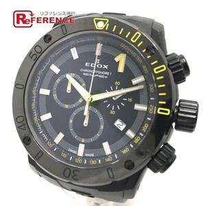 EDOX エドックス 10221-37N クロノオフショア1 クロノグラフ クオーツ メンズ腕時計 SS/ラバー メンズ ブラック