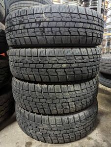 ★送料無料★ 155/65R13 2018年製 9.5分山 AUTOBACS NorthTrek N3i 4本/中古スタッドレスタイヤ(冬タイヤ) ekワゴン N6915_C3