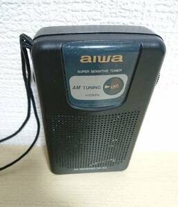 ♯059　AIWA CR-S3 AMラジオ　動作確認済み　　ポケットラジオ