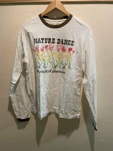 ロンT Tシャツ 長袖 KRIFF MAYER クリフメイヤー レトロ ＰＯＰ ヴィンテージ ロゴ 白