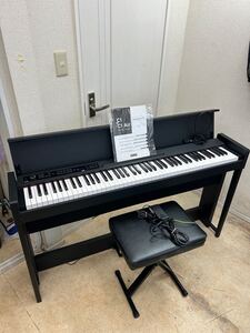 ST0120 KORG/コルグ C1 AIR デジタルピアノ 電子ピアノ 88鍵盤 2020年製 ブラック チェアや付属品あり 完動美品 練馬区東大泉直接引取のみ