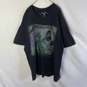 METALLICA 半袖プリントTシャツ　古着　2Xサイズ　ブラック　バンドTシャツ