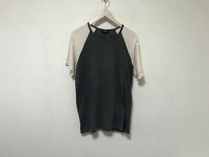 本物アーペーセーAPCコットンラグラン半袖Tシャツメンズサーフアメカジミリタリーワークビジネススーツグレー2Mフランス製