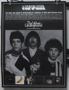 ヴェルヴェット・アンダーグラウンド The Velvet Underground - The Verve/MGM Albums /ポスター!!