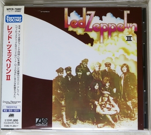 ☆ レッド・ツェッペリン LED ZEPPELIN レッド・ツェッペリン II LED ZEPPELIN II デジタル・リマスター 日本盤 帯付 WPCR-75002 新品同様