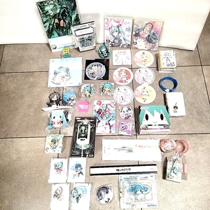 初音ミク まとめ グッズ 缶バッジ キーホルダー マジカルミライ　イラスト　ガシャポン　Merchandise　HATSUNE MIKU　VOCALOID　G240918-1