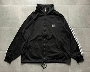 レア　90s USA製　OLD STUSSY オールドステューシー　トラックジャケット　Stussy SPORT ヴィンテージ　ワンポイントロゴ