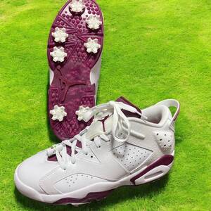 NIKE ナイキ エアジョーダン6 レトロ ロー ゴルフ AIR JORDAN 6 RETRO LOW GOLF NRG Bordeaux ゴルフシューズ