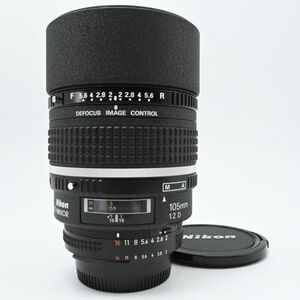 Nikon 単焦点レンズ Ai AF DC Nikkor 105mm f/2D フルサイズ対応