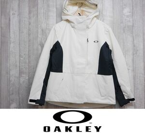 【新品】25 OAKLEY WMNS HEAVENLY RC JACKET - ARCTIC WHITE/BLACKOUT - Mサイズ 正規品 レディース スノーボード ウェア ジャケット