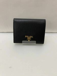 20240921【PRADA 】 プラダ 二つ折り財布 レザー サフィアーノ メタル SAFFIANO METAL 1MV204