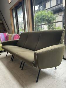 3 Seater Sofa by Joseph-Andr Motte for Steiner 1960*オリジナル3シーター・ソファ・フランス・ステナー社プルーヴェmategotペリアン