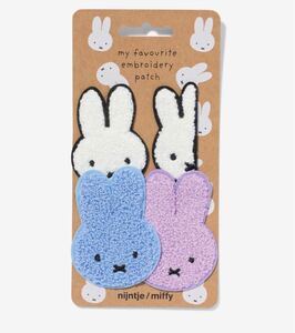 Miffy 【日本未販売】4種類 お顔のふんわりアップリケ　nijntje ナインチェ　ミッフィ　ワッペン