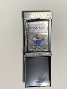 未使用品 ZIPPO ジッポー 1998年 フランスワールドカップ (official sponsor Victor・JVC)