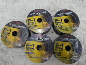 ☆ SUZUKID STAR WIRE スズキッド半自動溶接機用純正ワイヤ F-1 ノンガスワイヤ PF-04/PF-12/PF-05 5個セット 保管品 1円スタート ☆