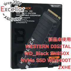 [bn:3] Western Digital製　内蔵SSD 4TB WD_Black SN850X NVMe SSD WDS400T2XHE