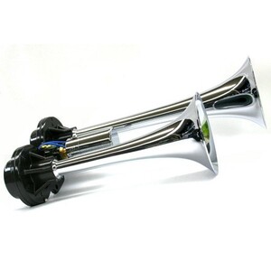 NIKKEN AIRHORN D型ヤンキー DC12V クローム D410-12