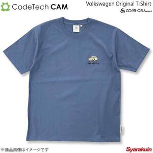 Codetech コードテック Volkswagen Original T-Shirt ブルー XLサイズ CO-KVW-5350BL