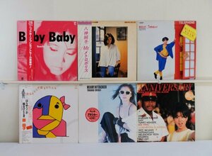 盤質極上*LP６枚【女性ボーカル】中森明菜*白井貴子*伊藤さやか*はらゆうこ*八神純子*山下久美子