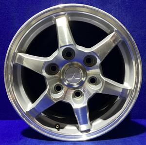 ミツビシ パジェロ V75/V65系＊16インチ＊純正ホイール＊16x7JJ/オフセット+46/PCD139.7-6H＊単品1本【1/3】