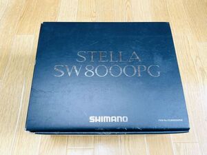 【新品同様】SHIMANO 13 STELLA SW シマノ13 ステラSW 8000PG +夢屋ドラグ+PEライン ＋純正BOX +付属品　検/MCワークス カーペンター