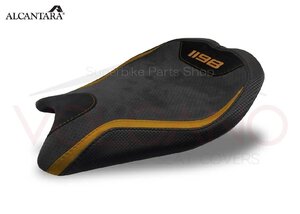 DUCATI 848 /1098/1198 2007～2011年式用 VOLCANO イタリア高級本革使用 シートカバー SEAT COVER