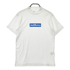 【1円】JACK BUNNY ジャックバニー 262-2167519 半袖ハイネックTシャツ ホワイト系 4 [240101288753]