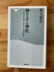 【2006年5刷】神さまと神社 日本人なら知っておきたい八百万の世界 井上宏生／祥伝社新書