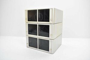 TEAC ワンプッシュ式 MD 収納ケース 3個セット[ティアック][収納ラック][スライド][ミニディスク][収納]