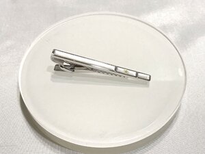 ■【YS-1】 バーバリー Burberry タイピン ■ シルバー 銀色系 全長5.8cm 太さ0.4cm 【同梱可能商品】■D