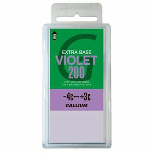 GALLIUM WAX ガリウム ワックス extra base VIOLET エクストラベース バイオレット 200g ホットワックス/SWIX スウィックス フッ素アイロン