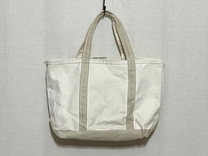 【L.L.Bean】USA製 エルエルビーン キャバス トートバッグ BOAT AND TOTE