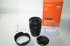 [ 中古レンズ ] SONY FE 16-35mm F4 ZA OSS SEL1635Z Eマウント ソニー [管YM602]