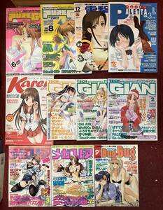 美少女ゲーム雑誌まとめて13冊セット　カラフルピュアガール/PALETTA/KAREN/電撃姫/テックジャイアン/メガストア/バグバグ　CD-ROM DVD付き