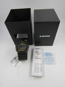 159-KA1149-60: Casio G-SHOCK DIGITAL 5600 SERIES GW-B5600CY-1JF デジタル腕時計 ブラック/イエロー 未使用品