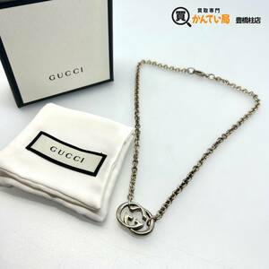 GUCCI グッチ インターロッキングG SV925 ネックレス ペンダント アクセサリー メンズ レディース シルバー系