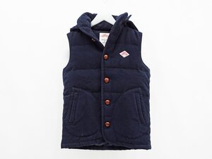 ◇【DANTON×BEAMS ダントン×ビームス】ダウンベスト ネイビー 34