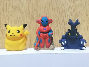 ポケモン　ソフビ指人形色々　ピカチュウ　デオキシス　ヘラクロス　バンプレスト　劇場限定　(検)ポケモンキッズ　ポケットモンスター