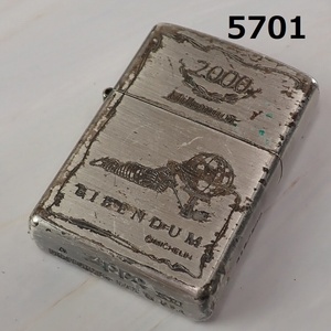 ■AC-5701　ヴィンテージZIPPO　ジッポーライター　ミシュラン　ビバンダム　火花OK