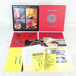 キング・クリムゾン BOX 限定盤 On (And Off) The Road 1981-1984 KING CRIMSON CD DVD DVDAudio Blu-ray 19枚組 ボックス 中古■DZ814s■