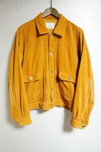 希少16AW NEON SIGN ネオンサイン WORKING CLASS HIPSTER JACKET コーデュロイ ワーク ジャケット 630 黄 マスタード 2 本物 1123M