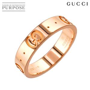 グッチ GUCCI アイコン #9 リング K18 PG ピンクゴールド 750 指輪 Icon Ring 90252670