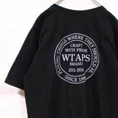 XL！ WTAPS ビッグロゴ エンブレム Tシャツ ダブルタップス TET