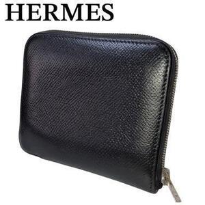 HERMES エルメス アザップ コンパクト シルクイン ブラックM刻印有り