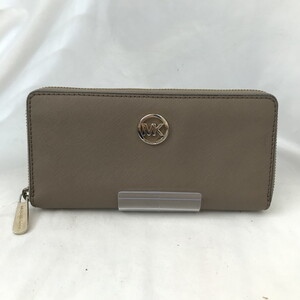 MICHAEL KORS ラウンドファスナー財布 レディース ベージュ [jgg]