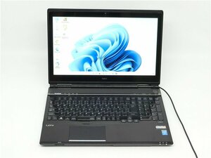 カメラ内蔵　中古ノートパソコンNEC　LL750/R　Corei7-4700MQ/15.6型タッチパネル/8GB/新品SSD512GB/BD-RE/HDMI/テンキー/WIN11/office搭載