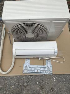 日立ルームエアコン　200v 白くまくん 室外機セット　リモコン無し 18畳