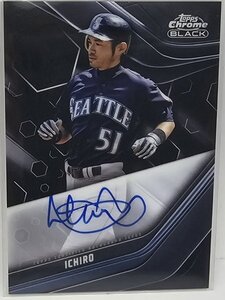 MLB☆イチロー 20 Topps Chrome Black Autograph 直筆サインカード