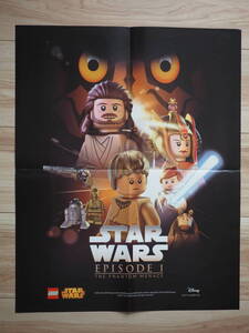 【LEGO レゴ ポスター スターウォーズ エピソード１ ファントム・メナス STAR WARS EPISODE I THE PHANTOM MENACE 】