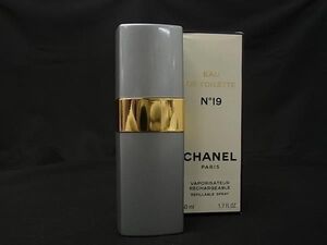 ■極美品■ CHANEL シャネル N°19 オードトワレ 50ml フレグランス パフューム 香水 DG0436